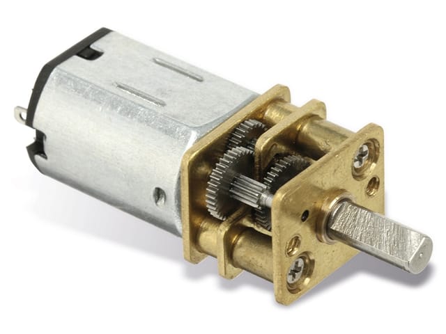 SOL-EXP G150 - Getriebemotor, Metallzahnräder, 1:150, 10-150 U/m, 0,5 - 6,0 V D