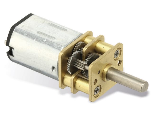 SOL-EXP G298-12 - Getriebemotor G298-12, Metallzahnräder, 1:298, 2 - 12 V DC