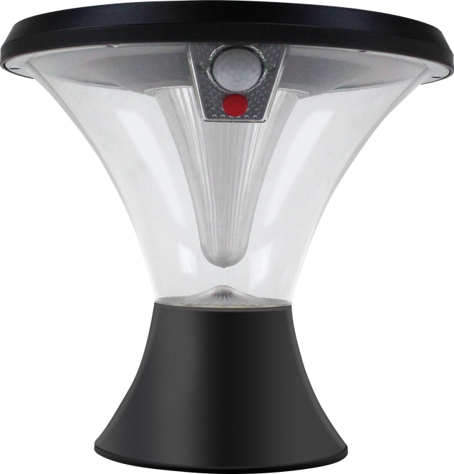 SOLAR OC-GL041B - Solar-Sockelleuchte, PIR-Sensor, IP65, CCT