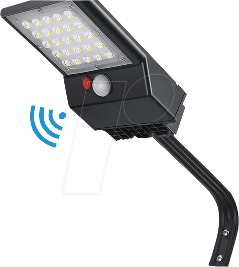 SOLAR OC-SL004A - Solar-Wandleuchte, 4 W, 600 lm, PIR-Sensor, IP65