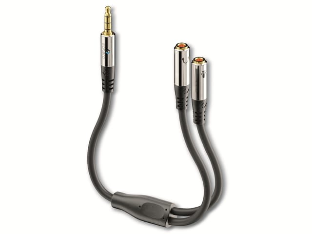 SON ACA001 - 3,5mm auf 2x 3,5mm Headset Adapter Kabel 0,2 m