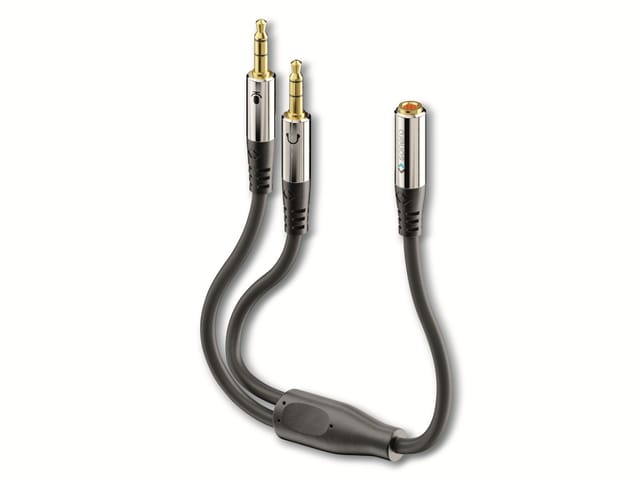 SON ACA002 - 2x 3,5mm auf 3,5mm Audio Adapter Kabel 0,2 m