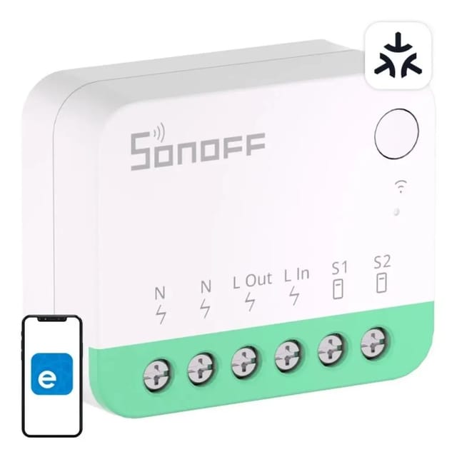 SON MINIR4M - 1-Kanal Schaltaktor, Matter over Wi-Fi