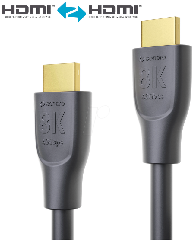 SON PHC110-010 - Premium High Speed HDMI Kabel, 8K, 1,0 m