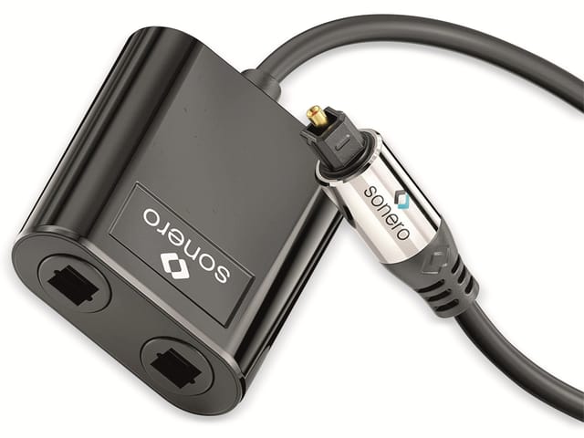 SON S-OCA001 - sonero Optischer Audio Splitter 1x2 0,15m