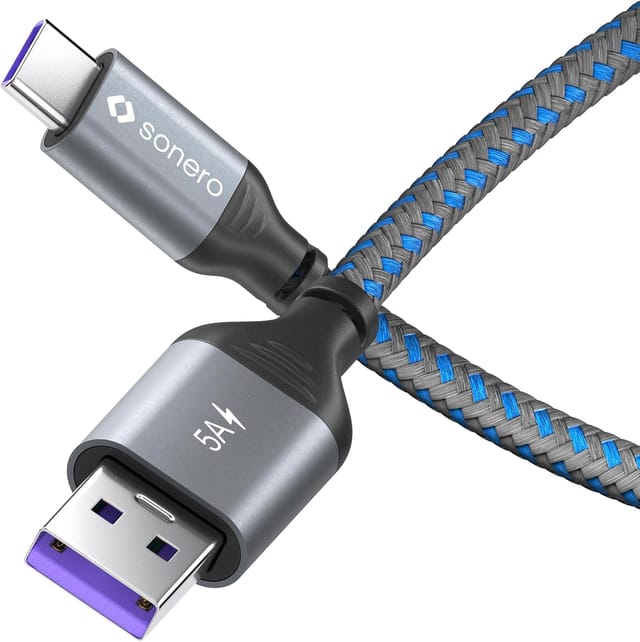 SON SPC-U110-010 - Sync- & Ladekabel, USB-A > USB-C, 100 W, 1,0 m