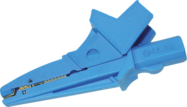 SONEL 20K02 BL - Krokodil-Klemme, blau 1 kV 20 A K-02