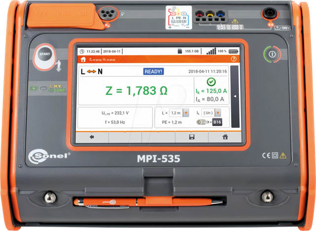 SONEL MPI-535 - Multifunktions-Installationsprüfgerät MPI-535