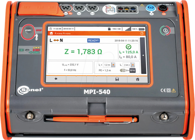 SONEL MPI-540 - Multifunktions-Installationsprüfgerät MPI-540