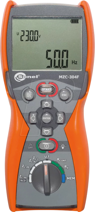 SONEL MZC-304F - Kurzschluss-Schleifenimpedanz-Prüfgerät MZC-304F