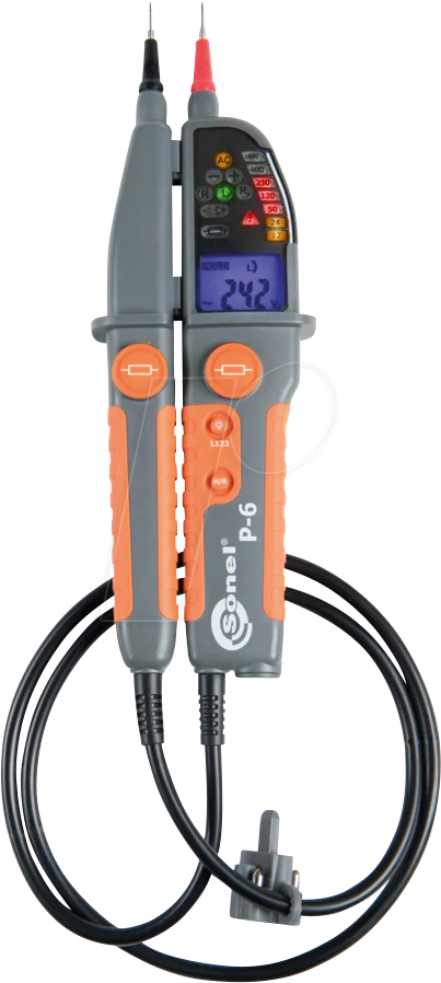 SONEL P-6 - Spannungsprüfer P-6, 6 - 1000 V AC/DC