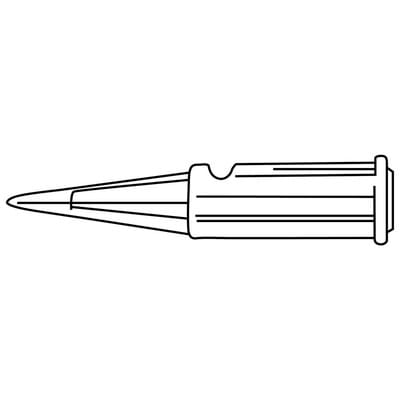 SPITZE 70-01-05 - Lötspitze für Pyropen, nadelform extra schlank, gerade, 0,5 mm