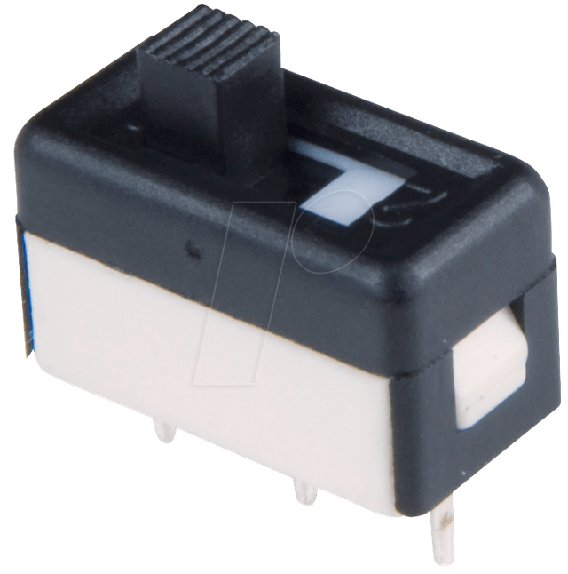 SS 25136 NH - Schiebeschalter, gerade, RM2,54 - 1x Ein - Ein