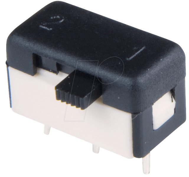 SS 25336 N - Schiebeschalter, 90°, RM2,54 - 1x Ein - Ein