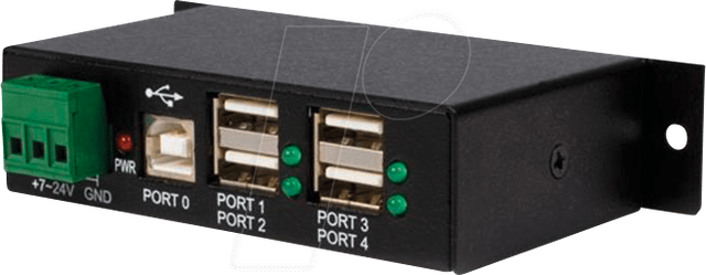 ST 4200USBM - USB 2.0 4 Port Hub, industriell, montierbar