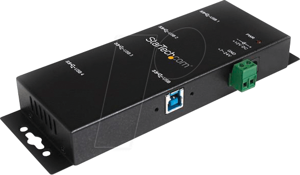 ST 4300USBM - USB 3.0 industrieller 4 Port Hub, montierbar
