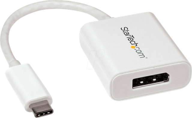 ST CDP2DPW - Adapter Monitor, USB-C > DP, 4K 60Hz, weiß