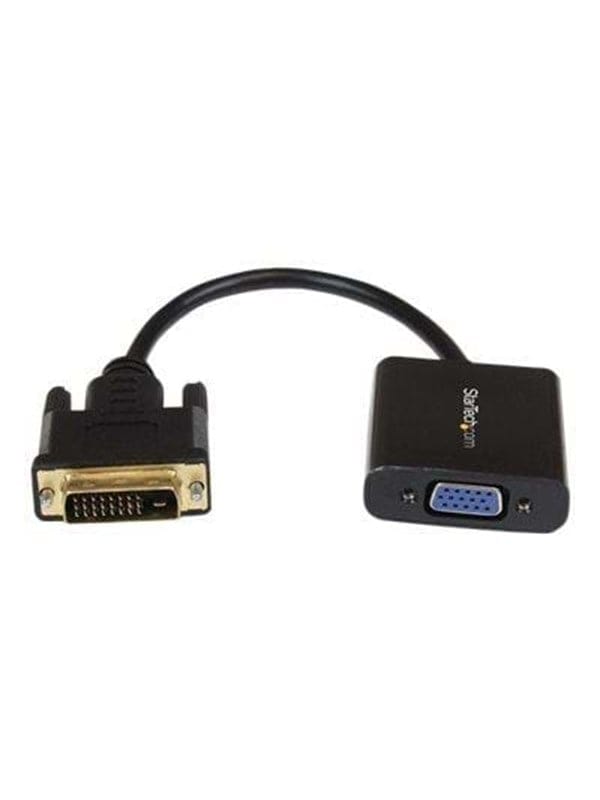 ST DVI2VGAE - Aktiver Adapter DVI-D Stecker > VGA Buchse, USB micro-B