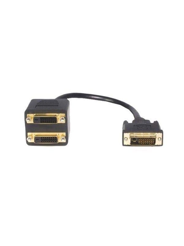 ST DVISPL1DD - Y-Kabel Monitor DVI-D auf 2x DVI-D 30 cm