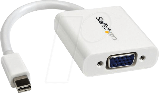ST MDP2VGAW - DisplayPort Adapter, Mini DP Stecker auf VGA Buchse