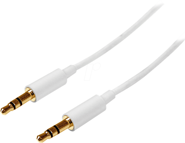 ST MU3MMMSWH - Audio Kabel, 3,5 mm Stereo Klinkenstecker, 3 m