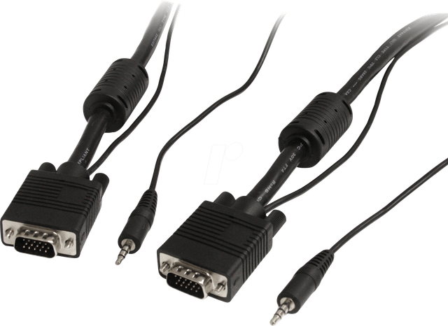 ST MXTHQMM5MA - VGA Monitor Kabel 15-pol VGA Audio Stecker 5 m