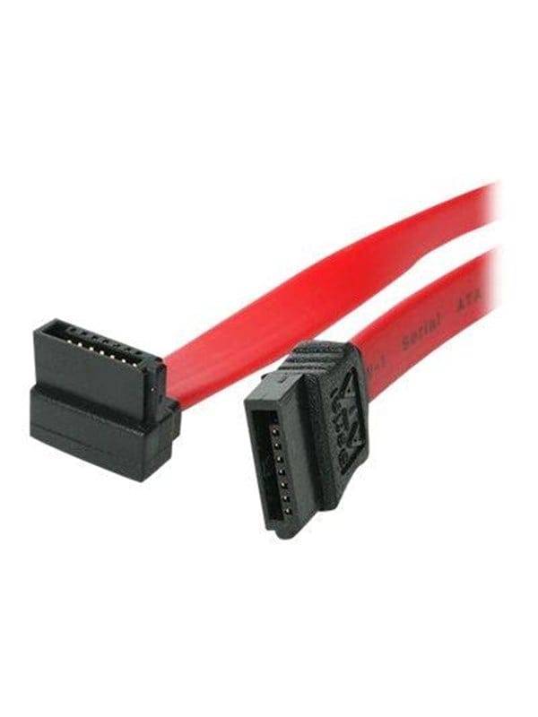 ST SATA18RA1 - Kabel SATA 6 Gb/s Bu. > SATA Bu., 45 cm, rot, ge/re