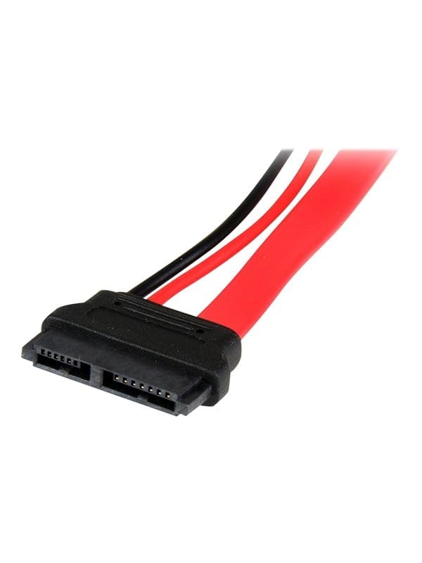 ST SLSATAADAP6 - Kabel slim SATA Bu. > SATA ST., 15 cm, rot
