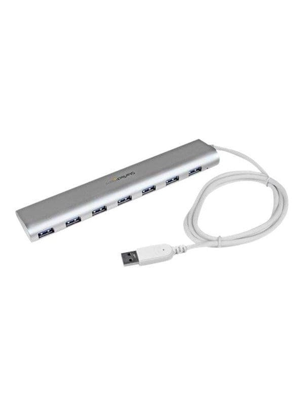 ST ST73007UA - 7 Port kompakter USB 3.0 Hub - Aluminium