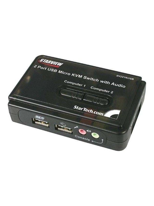 ST SV211KUSB - 2-Port KVM Switch, VGA