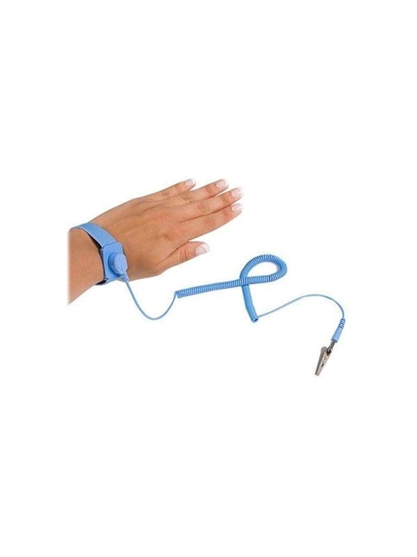 ST SWS100 - ESD Armband, Kunststoff, Erdungsarmband, mit Spiralkabel