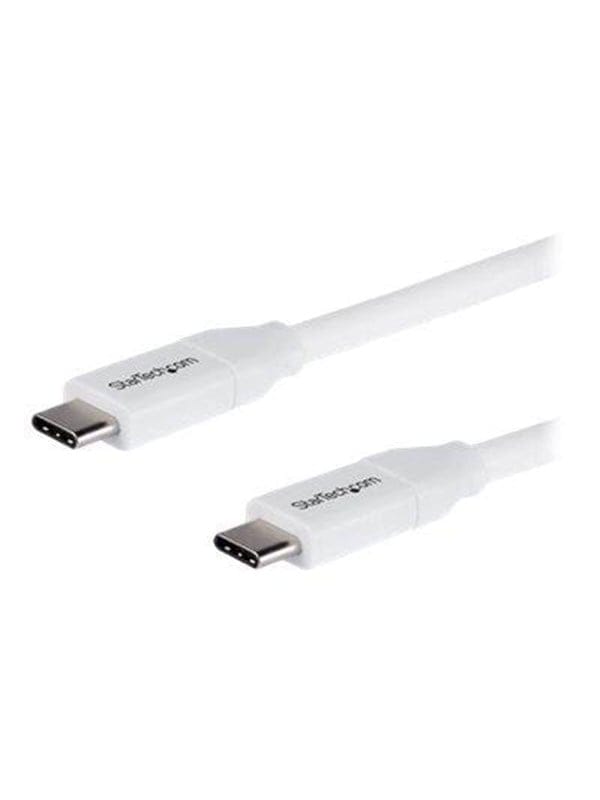 ST USB2C5C2MW - USB 2.0 Kabel USB-C auf USB-C, schnell laden, weiß, 2 m