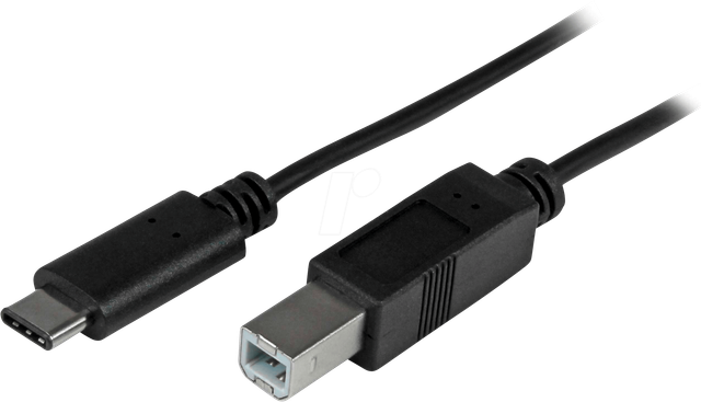 ST USB2CB1M - USB 2.0 Kabel USB-B auf USB-C, 1 m