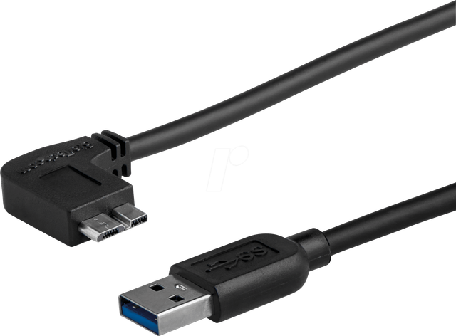 ST USB3AU2MLS - USB 5 Gb/s Kabel, A Stecker auf Micro B Stecker, 2 m, gewinkelt