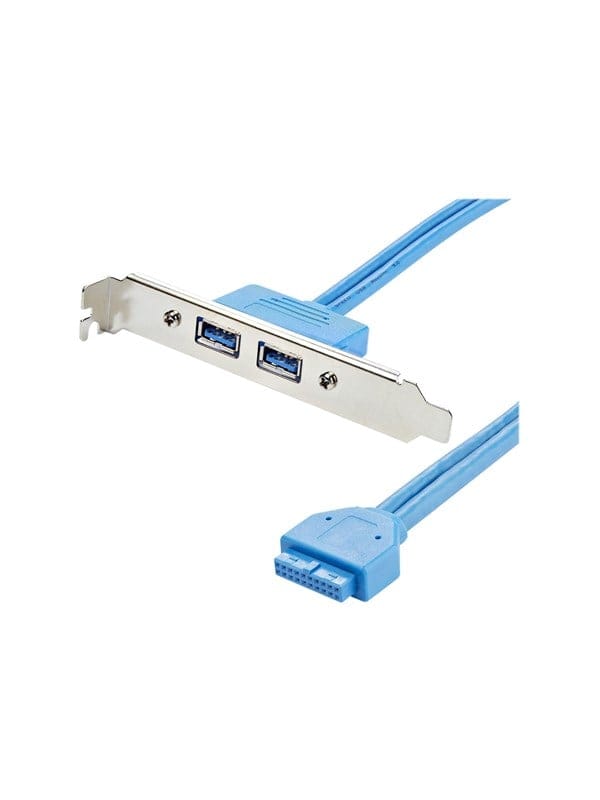 ST USB3SPLATE - Slotblende 2x USB 3.0 A > 1x IDC