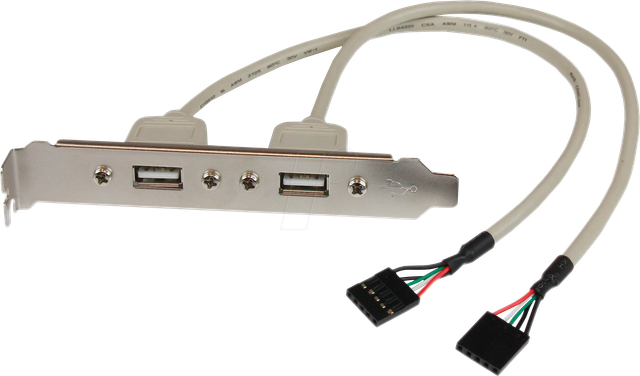 ST USBPLATE - Slotblech 2x USB-A Port