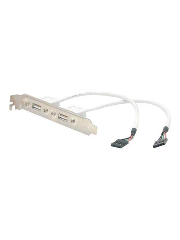ST USBPLATELP - Slotblech 2x USB-A Port, Low Profile