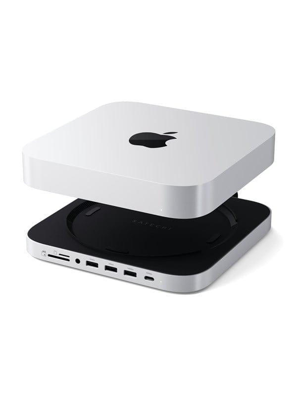 ST-GMMSHS - Satechi Stand Hub Mac Mini M1/M2 Studio M1/M2 NVMe SSD Enclosure