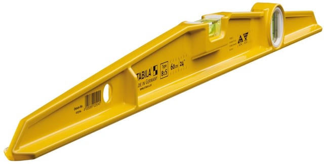 STABILA 02504 - Wasserwaage, abgeschrägt, Type 81 S, 600 mm