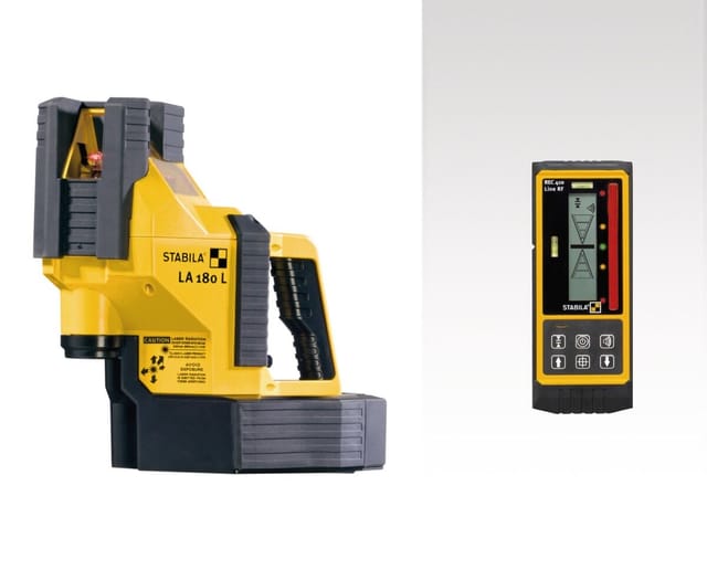 STABILA 18044 - Multilinienlaser LA 180 L, 6-teiliges Set