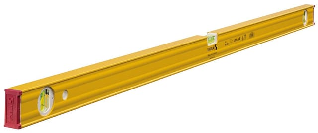 STABILA 19173 - Wasserwaage mit Verstärkungsrippen, Type 80 AS-2, 1200 mm
