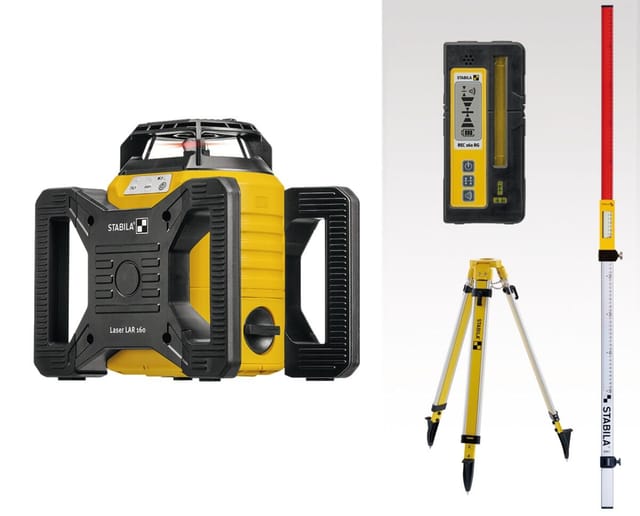 STABILA 19241 - Rotationslaser LAR 160, 7-teiliges Set