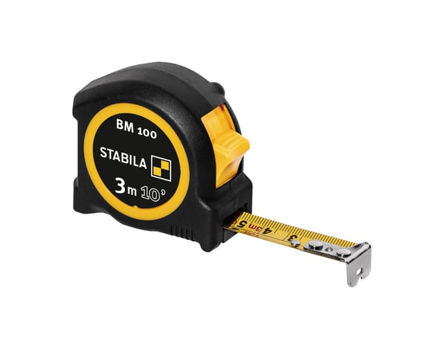 STABILA 19569 - Maßband BM 100, 3 m, cm/inch-Skala