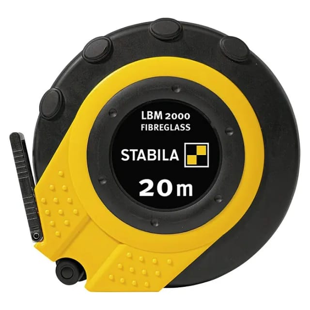 STABILA 19654 - Glasfaser-Kapselbandmaß LBM 2000 FIBREGLASS, 20 m
