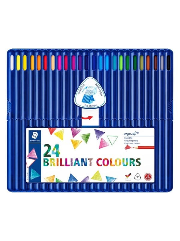 STAEDTLER 157SB - Buntstift, ergosoft, 24 Farben