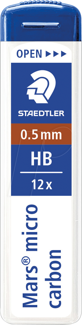 STAEDTLER 2505HB - Feinminen, 0,5mm, HB, 12 Stück