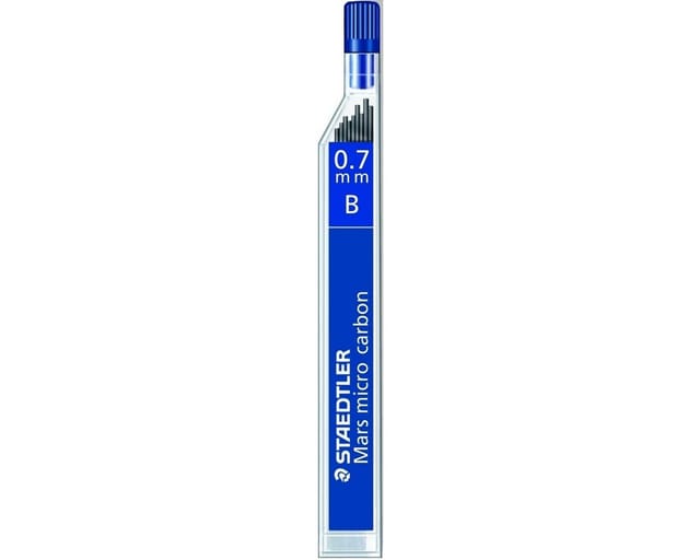 STAEDTLER 2507B - Feinminen, 0,7mm, B, 12 Stück