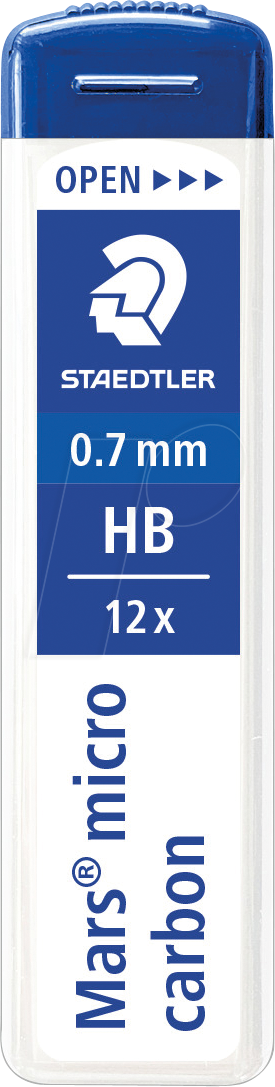 STAEDTLER 2507HB - Feinminen, 0,7mm, HB, 12 Stück