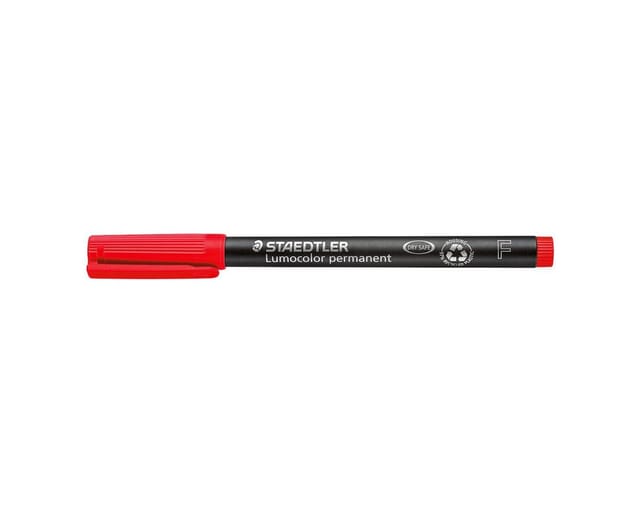 STAEDTLER 318RT - Permanent-Universalstift F, 0,6 mm, rot