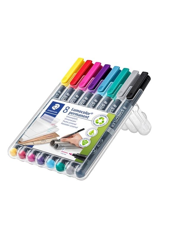 STAEDTLER 318WP8 - Permanent-Universalstift F, Set, 8 Farben
